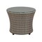 Alaterre Furniture Bistro All-Weather Conversation Set with Two Round Chairs and 18" H Glass Top Table AWWI01II - alternate 8